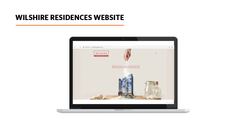 WILSHIRE RESIDENCES WEBSITE